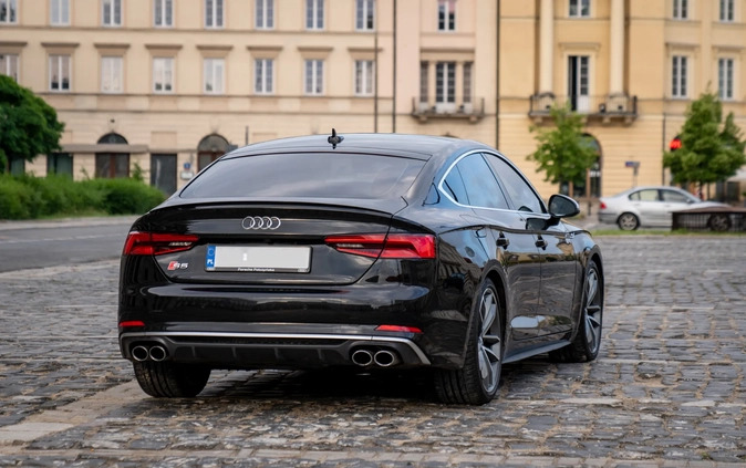 Audi S5 cena 169000 przebieg: 105000, rok produkcji 2018 z Warszawa małe 106